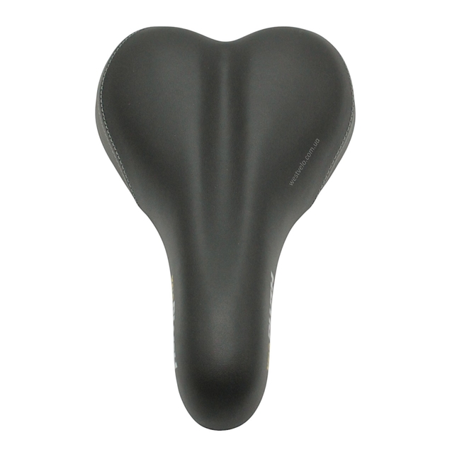 Сідло мтв на глагол Velo plush VL-3126, чорно-сіре SENSO