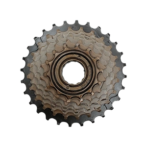 Зірка задня різьбова 7-рик CROSSRIDE CR-FW05 чорно-коричнева (14-28T)