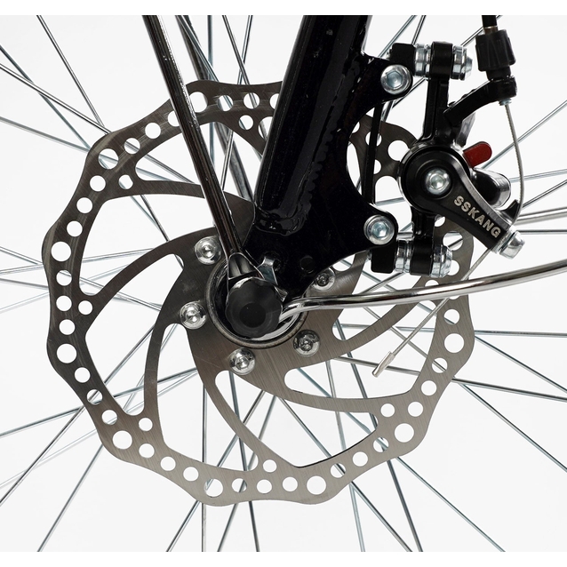 Міський велосипед 26 ST Corso «POLARIS» PS-36620 сталь 16,5", (к-т SHIMANO) фіолетовий (+к/к/б) фото westvelo.com