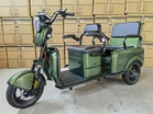 Трицикл «Consul» NL-673200, двигун 1200W, акумулятор 72V 23Ah графеновий, зелений + 1 ящик. акум, колеса 10" фото westvelo.com