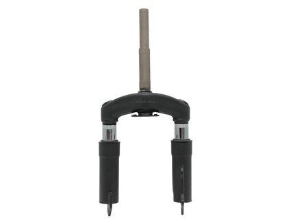 Вилка (10) амортизаційна, під Disk-brake, чорна, для електросамоката