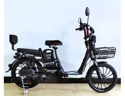 Електровелосипед 20 ST Corso «ATLANT» TL-11547 сталь, двигун 800W, акумулятор 48V 20Ah літієвий, чорний