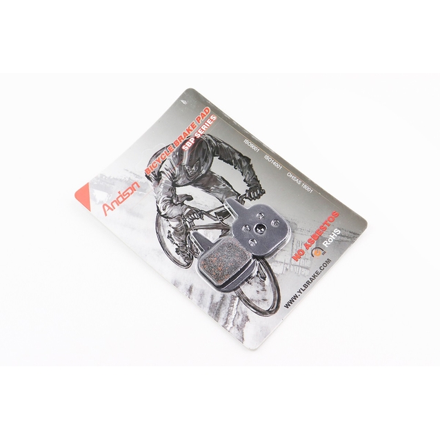 Колодки гальмівні дискові № 30 ANDSON (YL-1023) чорні фото westvelo.com