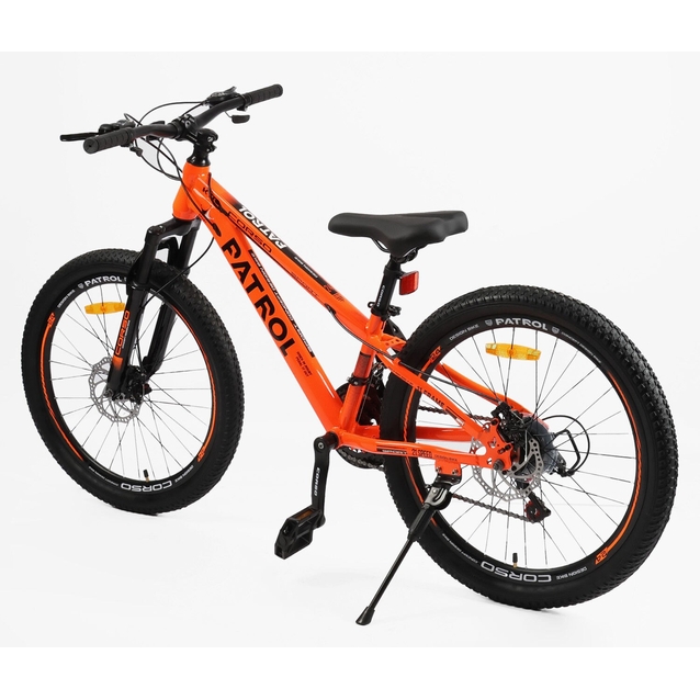 Велосипед 24 ST Corso «PATROL» PL-24836 сталь 11", (к-т SunRun) помаранчевий фото westvelo.com