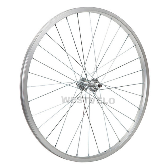 Колесо 24 перед, обід AL 1-ний сірий, втулка М на віночках фото westvelo.com