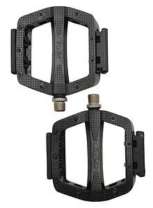 Педалі алюміній проми широкі FPD-388, чорні, з змінними шипами (Тайвань)