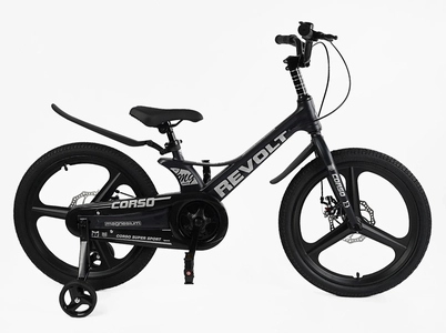 Дитячий велосипед 20 MG Corso «REVOLT» MG-20346 магнієва рама, чорний