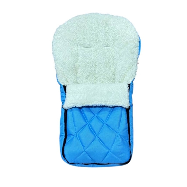 Конверт на хутрі блакитний фото westvelo.com