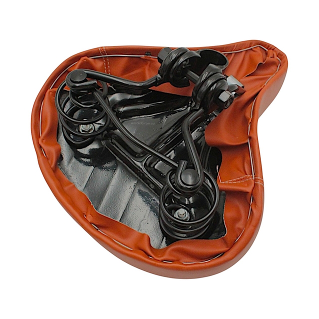 Сідло на пружинах ARDIS № S019 коричневе, металева основа (280x230) фото westvelo.com