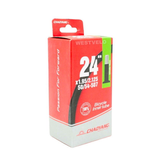 Камера 24. довгий ніпель AV 48mm CHAOYANG (1.95-2.125) фото westvelo.com