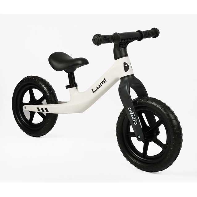 Велобіг 12 Corso, колеса - EVA (піна), нейлонова рама «LUMI» LR-98045 білий фото westvelo.com