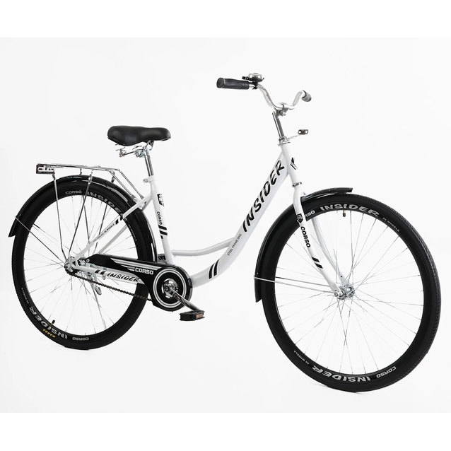 Міський велосипед 26 ST Corso «INSIDER» SD-26614 сталь 16,5", білий фото westvelo.com