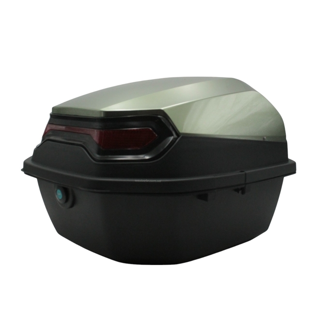 Кофр (багажник) для мотоцикла задній PRC (41×41×29) оливково-чорний фото westvelo.com