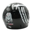 Мото шолом, закритий (XS 53-54) F2 "PREDA TORS" чорно-білий глянець (825-4) фото westvelo.com