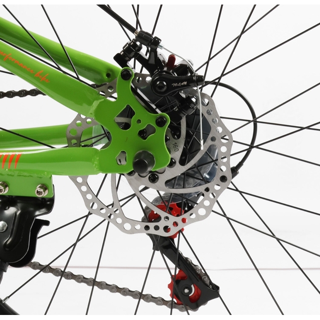 Велосипед 24 ST Corso «GENESIS»  G-24377 сталь 11", (к-т SunRun) салатовий фото westvelo.com