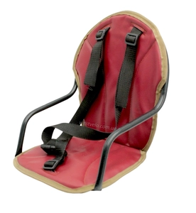 Крісло дитяче метал. на чоловічу раму, бордове