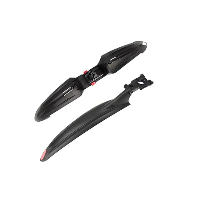 Крила пластик 24-26 кріпл. труба сідла №67 (пер. в вилку) з катафотом фото westvelo.com