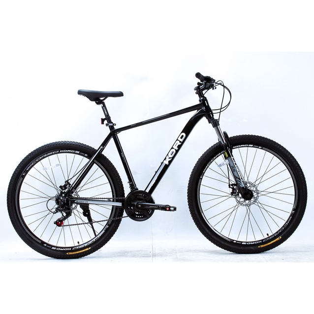 Велосипед 29 AL Corso «KORD» KR-29611 алюміній 21", (к-т SHIMANO) чорний фото westvelo.com