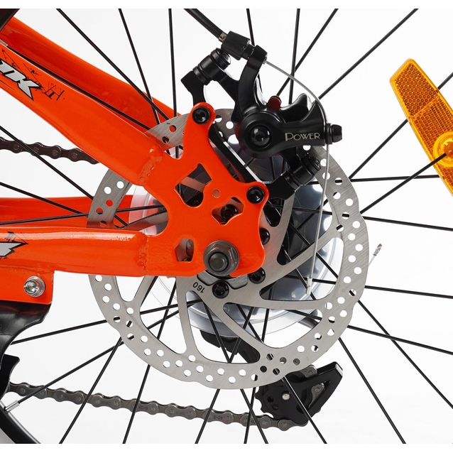 Велосипед 20 ST Corso «CRANK» CR-20734 сталь 11", (к-т LTWOO-A2) помаранчевий фото westvelo.com