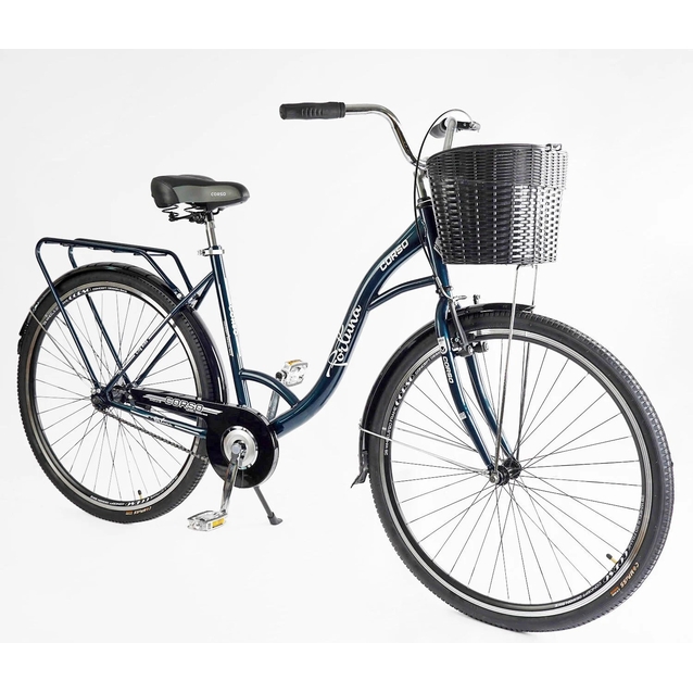 Міський велосипед 28 ST Corso «FORTUNA» FR-28083 сталь 20", темно зелений (+к/к/б) фото westvelo.com