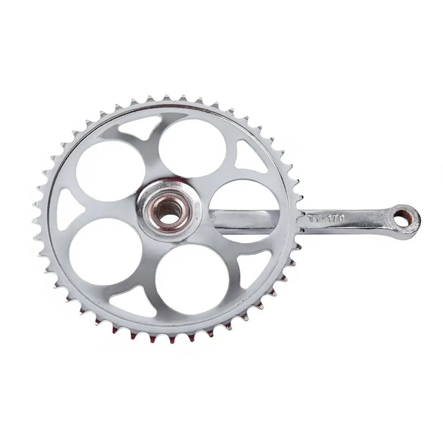 Система шатунів "28" 46Т, під клин, Україна сталева нікель L-165мм. фото westvelo.com