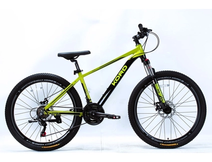 Велосипед 26 AL Corso «KORD» KD-26383 алюміній 15", (к-т SHIMANO) чорно-оливковий