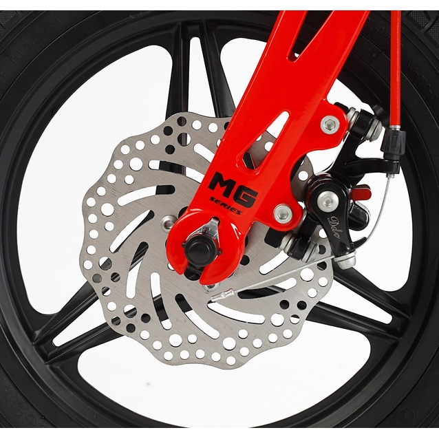 Дитячий велосипед 14 MG Corso «REVOLT» MG-14216, магнієва рама, чорно-червоний фото westvelo.com