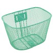 Кошик дитячий метал сіточка, з кронштейном, зелений фото westvelo.com