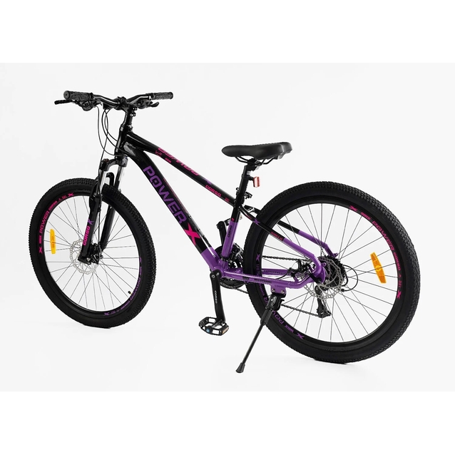 Велосипед 26 AL Corso «X-POWER» PW-36150 алюміній 13", (к-т SHIMANO) чорно-фіолетовий фото westvelo.com