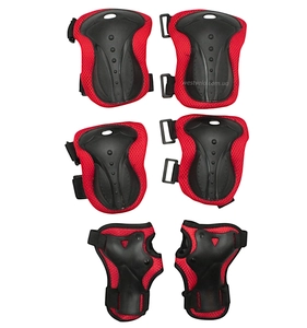 Комплект дитячого захисту, у сітці 530, чорно-червоний