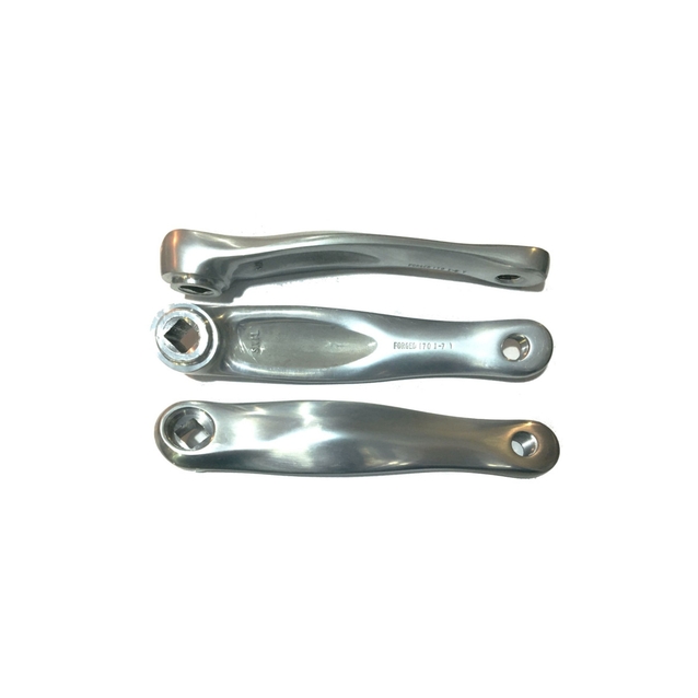 Шатун лівий мтв алюміній нікель на квадрат L-170мм. фото westvelo.com