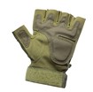 Рукавиці (тактичні) QAKLEY "2XL" хакі (з відкритими пальцями)