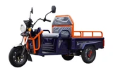 Трицикл РОЗІБРАНИЙ вантажний Corso «TRUCK ONE» TR-234447, двигун 800W, акумулятор 60V 32Ah графеновий, синій 5 МІСЦЬ+ 1 ящик.акум, колеса 12" фото westvelo.com
