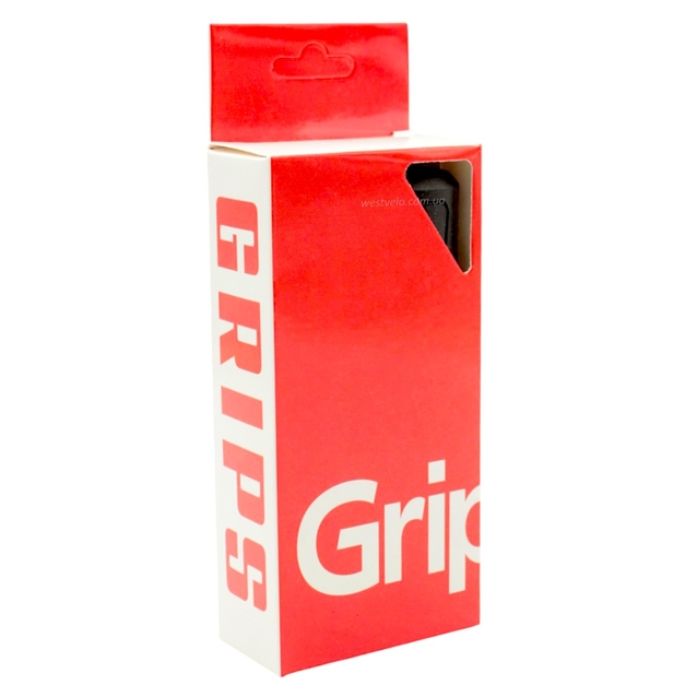 Гріпси прямі чорні 013 "Силікон" з чорним замком фото westvelo.com