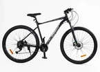 Велосипед 29 AL Corso «CYBER» CB-29490 алюміній 21", (к-т SHIMANO) чорний фото westvelo.com