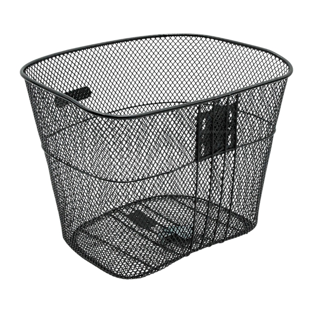 Кошик металевий сіточка чорний (без кріплення на руль) фото westvelo.com