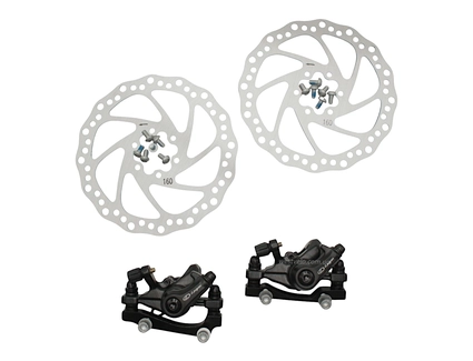 Дискові гальма LOGAN DX-2019 : 2 супорта F160/R140+F180/R160, 2 диски Ø160)