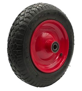 Колесо тачки "8" 3.50-8 під вісь Ø20 (6204 підшипник)