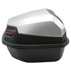 Кофр (багажник) для мотоцикла задній ROBIK 48 (390х390х290) 48L "JSBM" глянцевий, світло-сірий фото westvelo.com