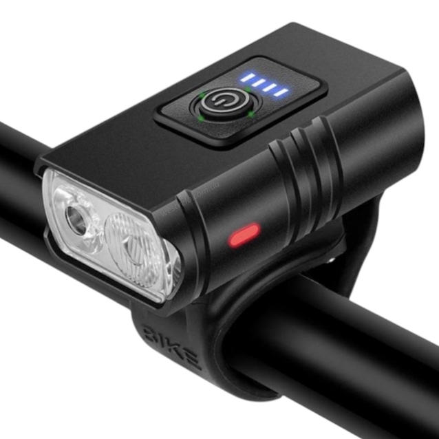 Фара usb BK-03 (02) (363) Pro-2XPE, індикатор заряду фото westvelo.com