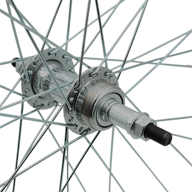 Колесо 28-29 зад, обід 2-ний чорний, втулка ST. на віночках, диск різьба (Gravity) фото westvelo.com