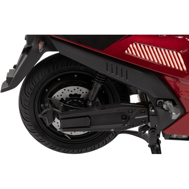 Електроскутер Corso «SHATTLEX» HT-394011, двигун 2500W, акумулятор 72V 40Ah літій-залізо-фосфатний, червоний, колеса 12" фото westvelo.com