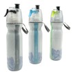 Фляга-термос COOL.B 750 ml харч.пластик біло-синя, з оприскувачем