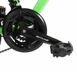Велосипед 24 AL Corso «SKYLINE» SL-30501 алюміній 11", (к-т SHIMANO) чорно-салатовий фото westvelo.com