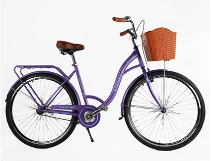 Міський велосипед 28 ST Corso «FORTUNA» FR-28698 сталь 20", фіолетовий (+к/к/б)