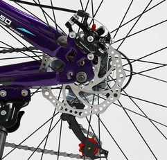 Велосипед 26 ST Corso «GLOBAL» GL-26577 сталь 13", (к-т Saiguan), темно-фіолетовий