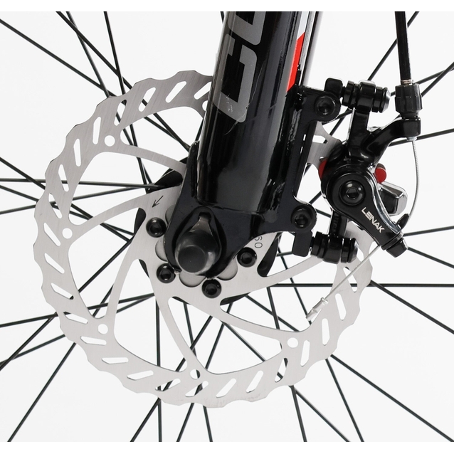 Велосипед 29 ST Corso «ALPHA» LF-29111 сталь 21", (к-т SHIMANO) чорно-синій фото westvelo.com