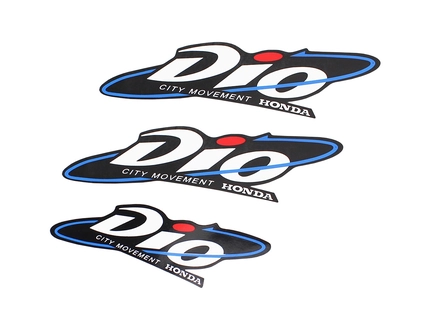 Наклейки "DIO" 3шт (18х5,5см)