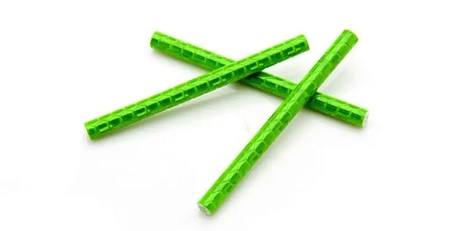 Світловідбиваючі трубки на спиці зелені