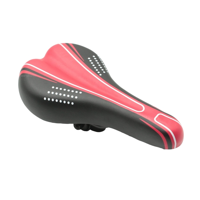 Сідло мтв №110 ADER чорно-червоне фото westvelo.com